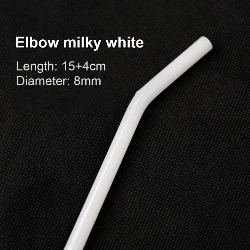 Ridged Glass Straws Set