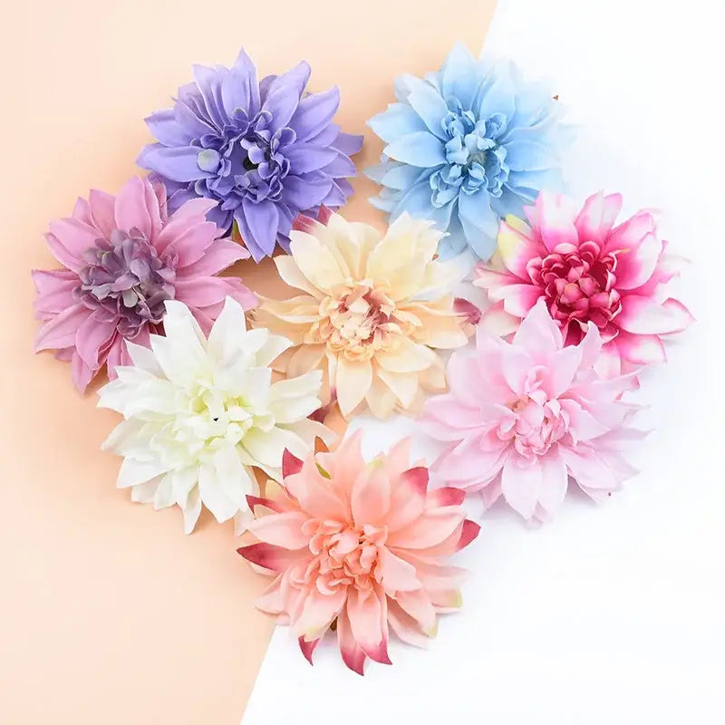 Silk Gerbera Flowers 100pcs Set