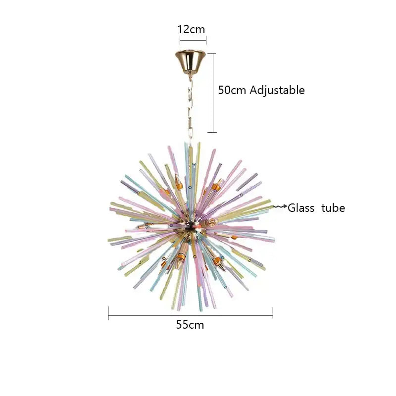 Dandelion Glass Pendant Light