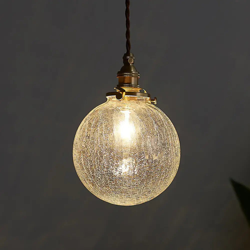 Glass Sphere Ceiling Light