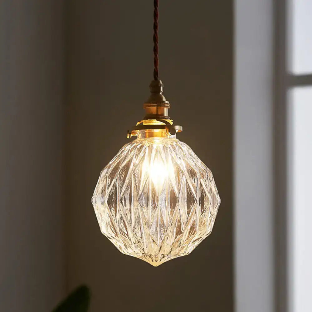 Glass Sphere Ceiling Light