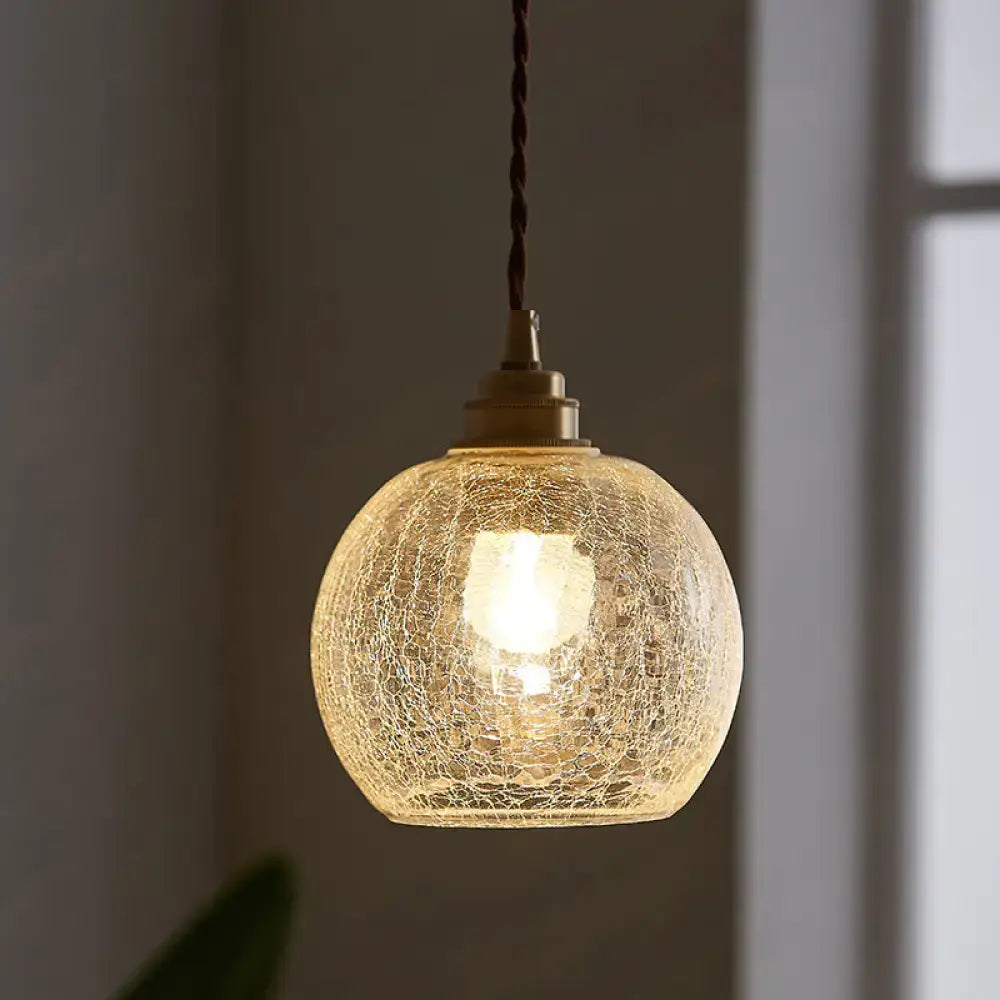 Glass Sphere Ceiling Light
