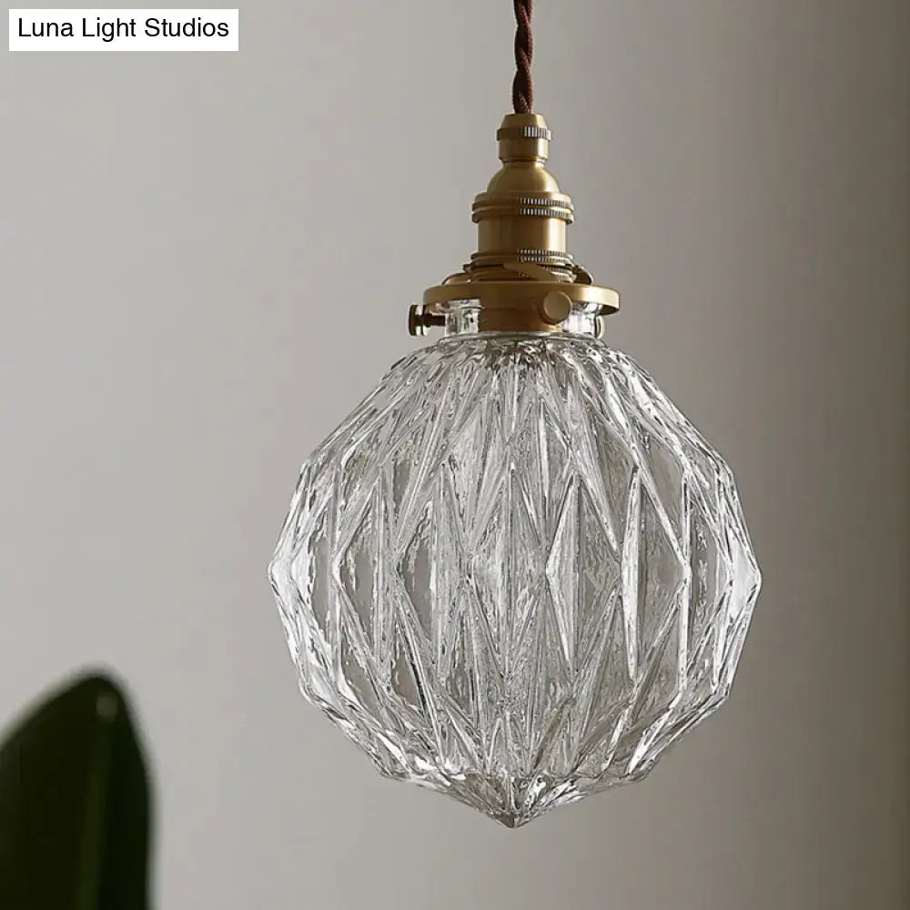 Glass Sphere Ceiling Light