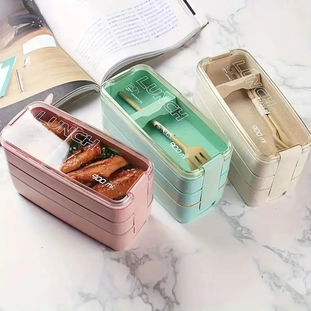 Pink Kids Bento Box