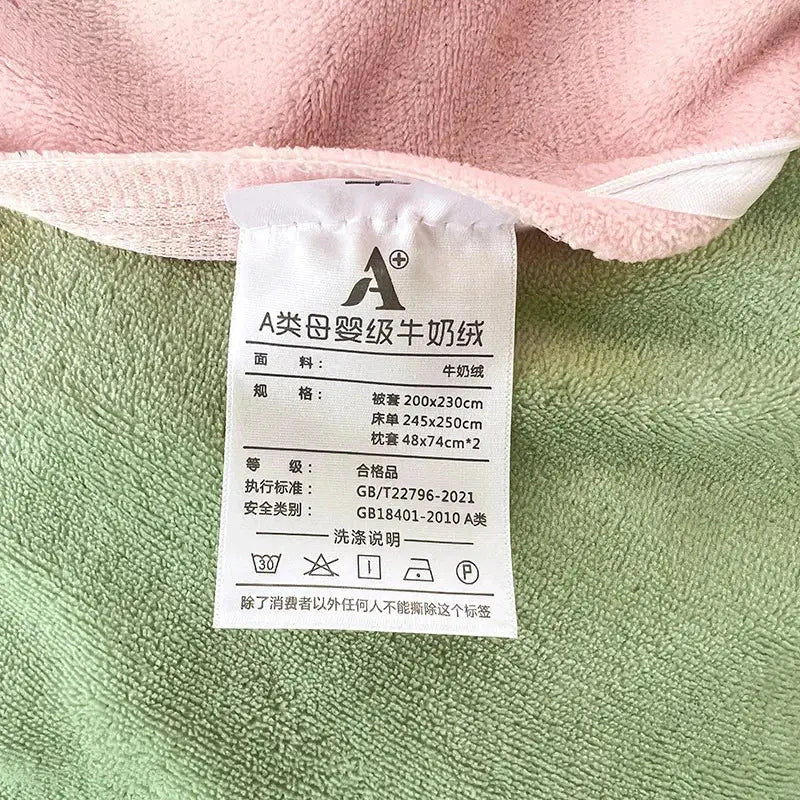 Milk Velvet Bedding Set
