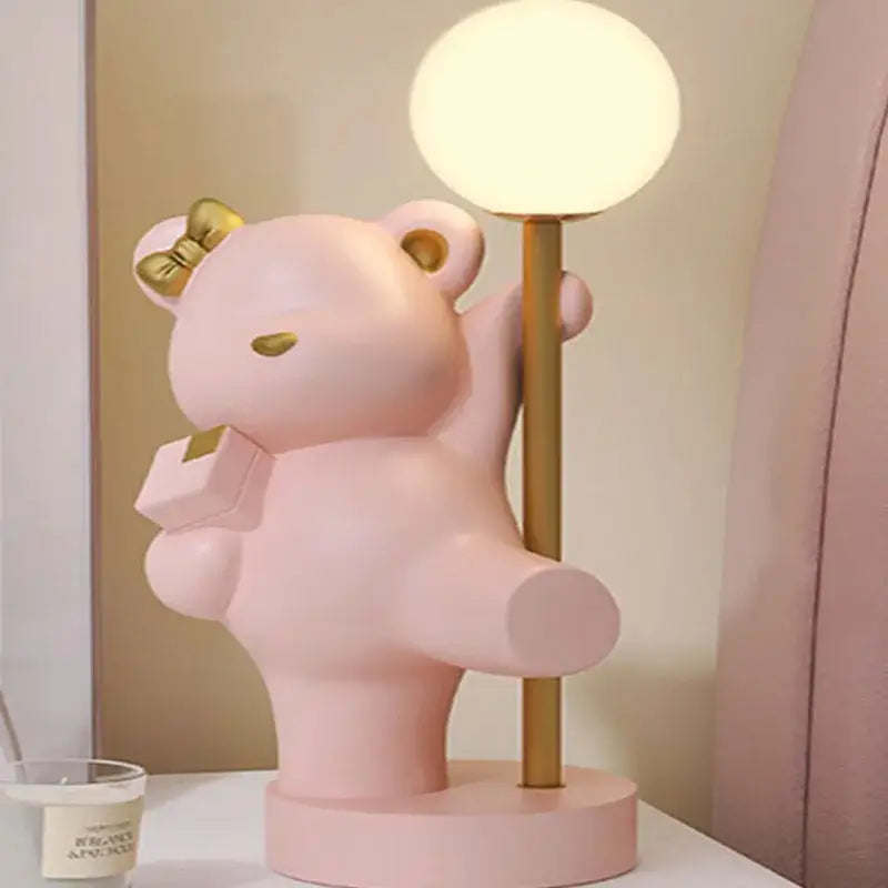 Pink Bear LED Night Light