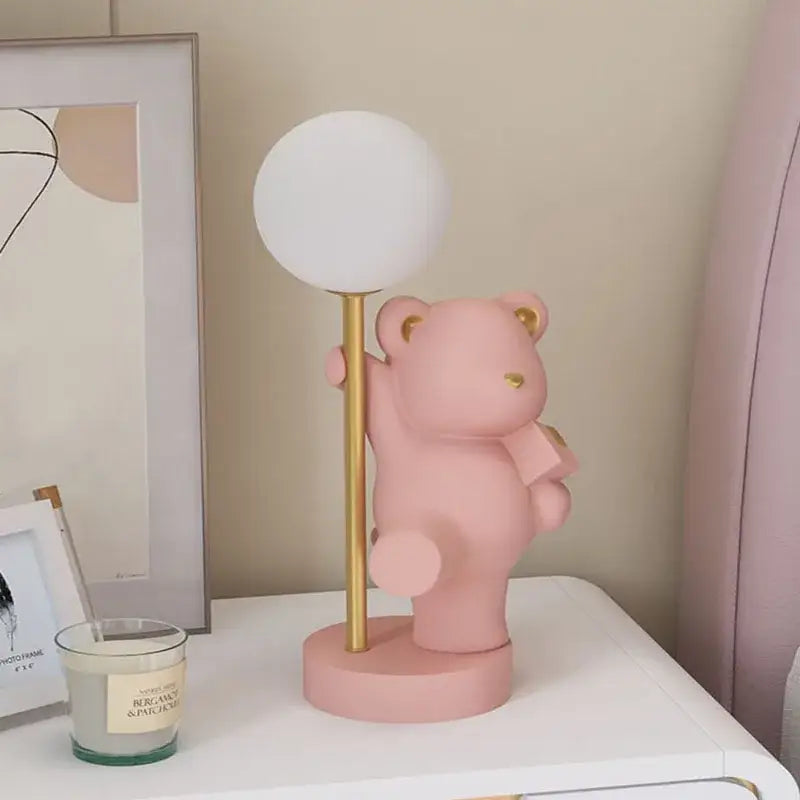 Pink Bear LED Night Light