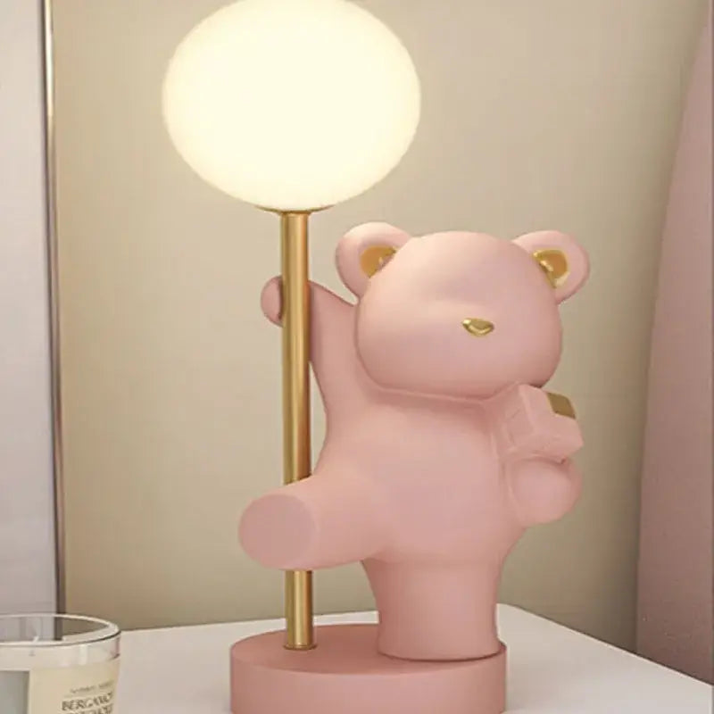 Pink Bear LED Night Light