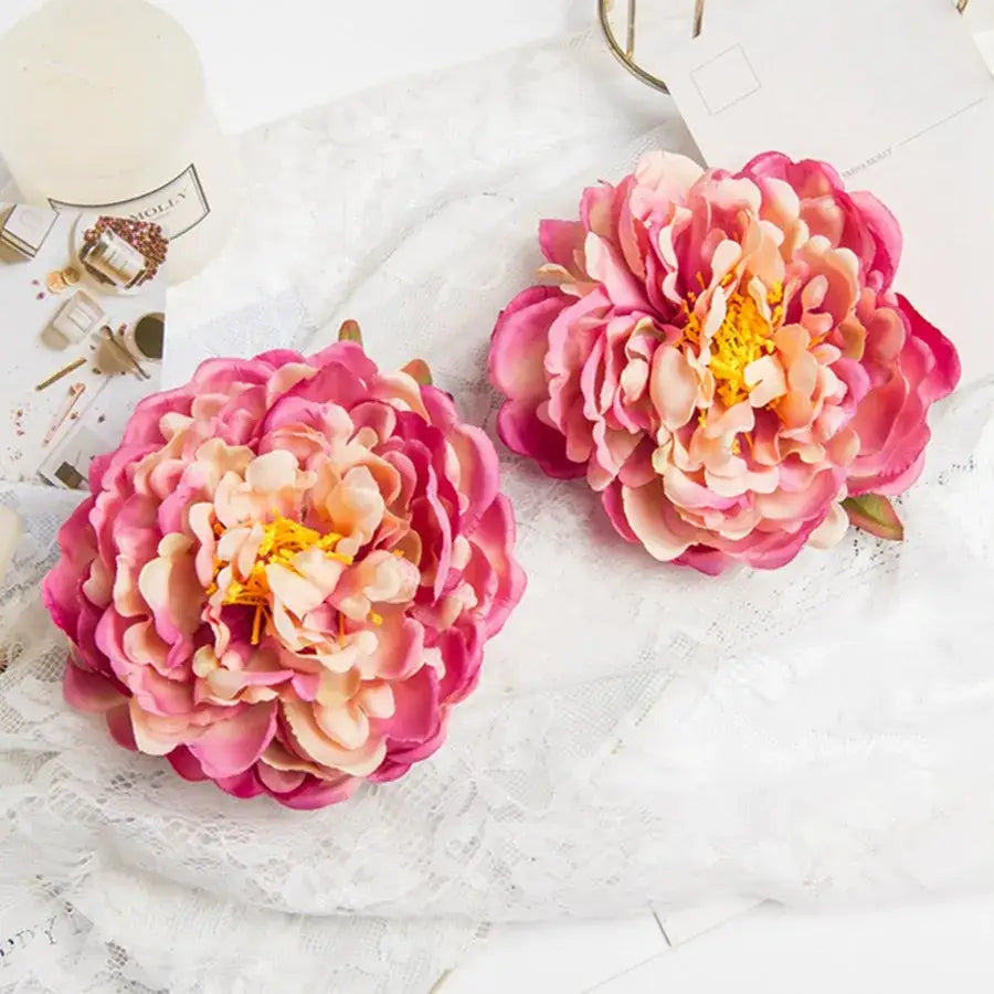 Pink Peony Artificial Flowers