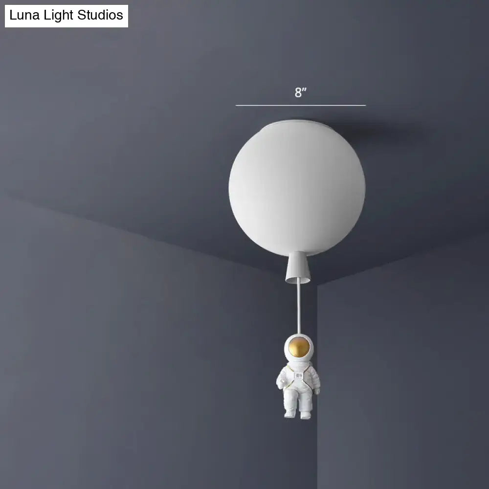 Blue Astronaut Ceiling Lamp