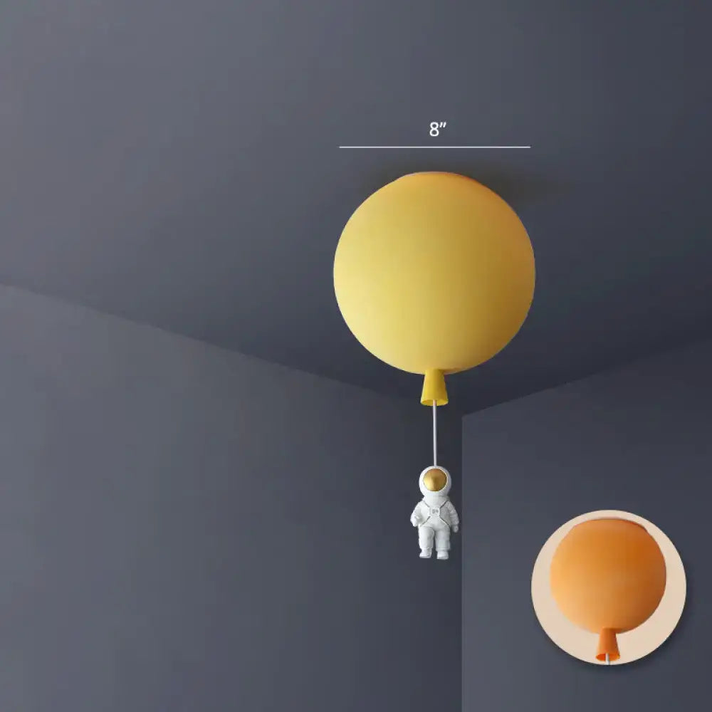 Blue Astronaut Ceiling Lamp