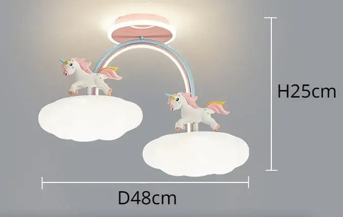 Cloud Unicorn Ceiling Light