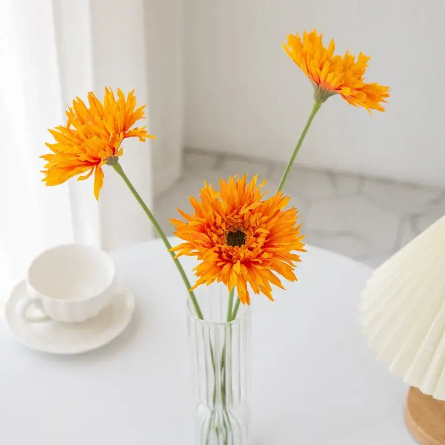 Pink Brushed Gerbera Vase