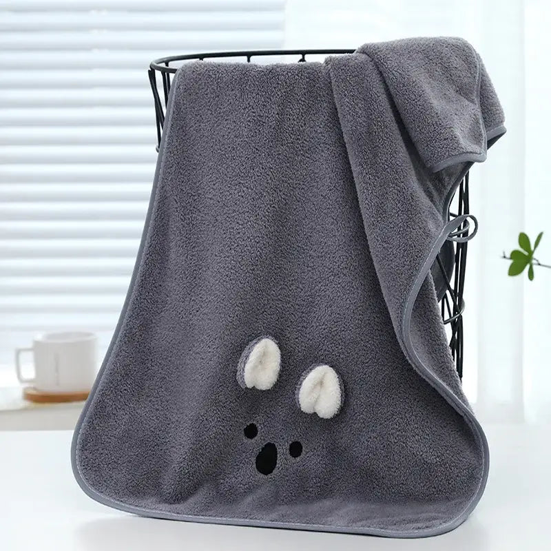 Pink Bunny Face Towel