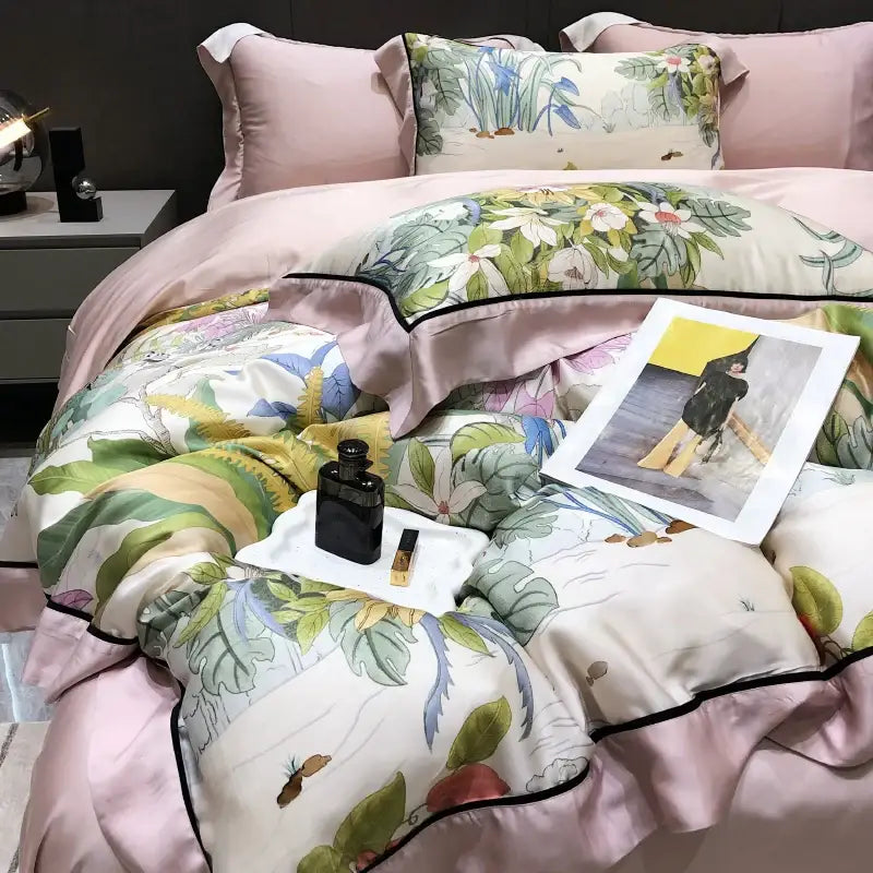Pink Eucalyptus Lyocell Duvet