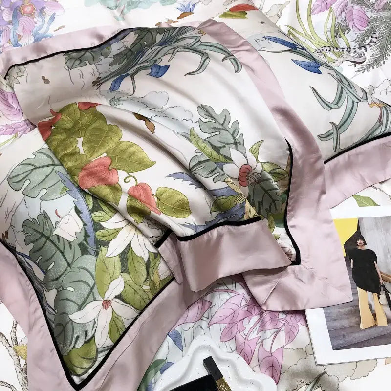 Pink Eucalyptus Lyocell Duvet