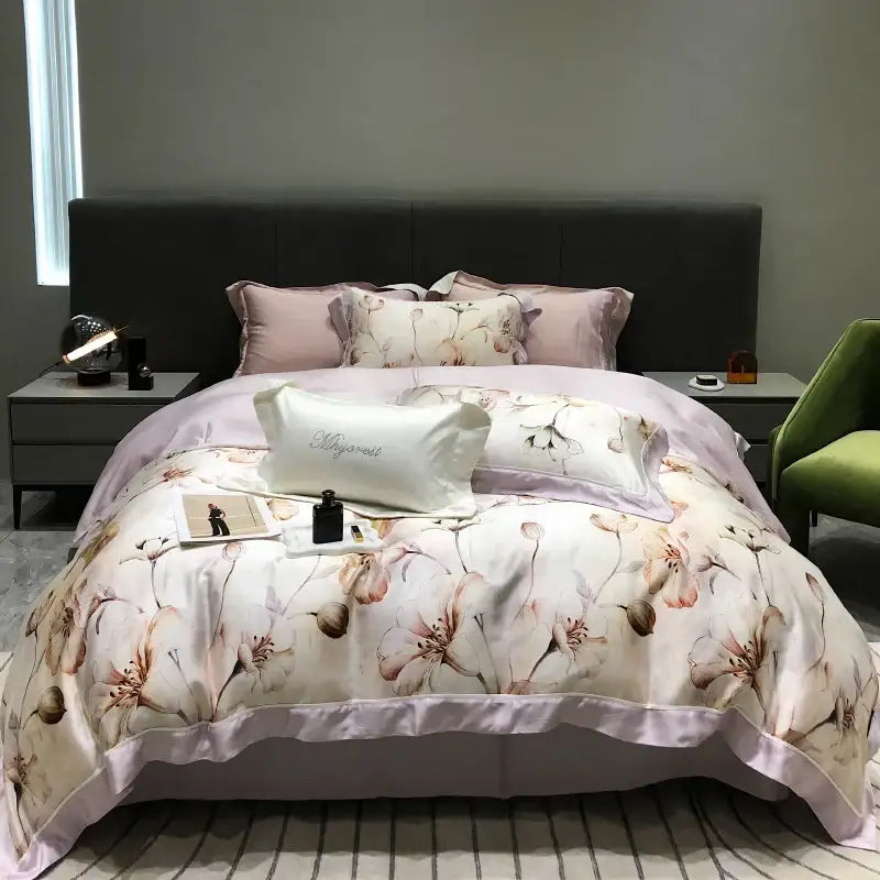 Pink Eucalyptus Lyocell Duvet