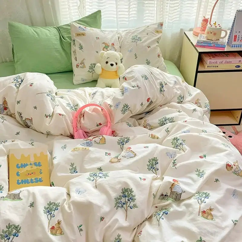 Pink Lace Cotton Comforter
