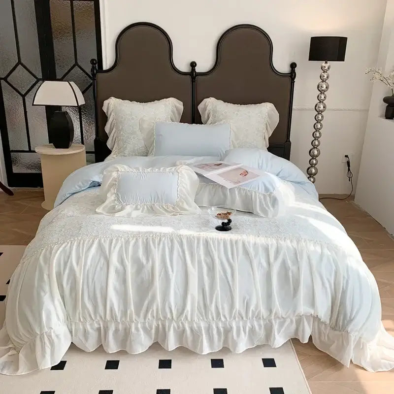 Pink Princess Lace Bedding