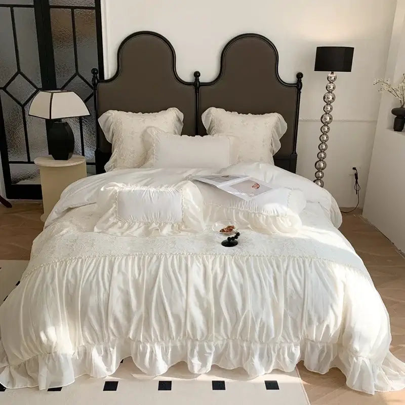 Pink Princess Lace Bedding