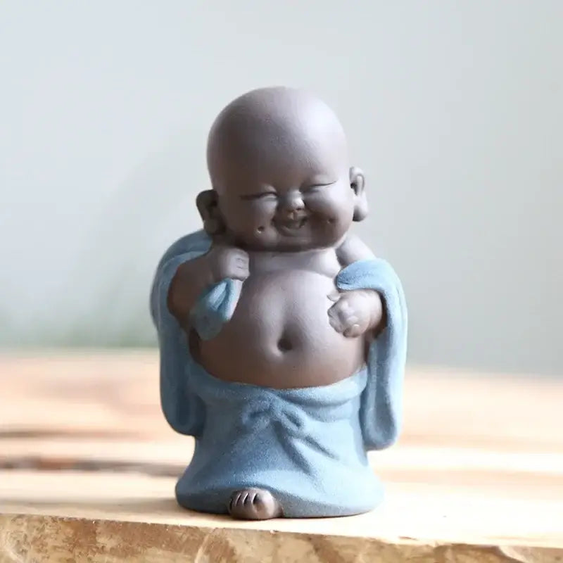 Ceramic Buddha Tea Sculpture