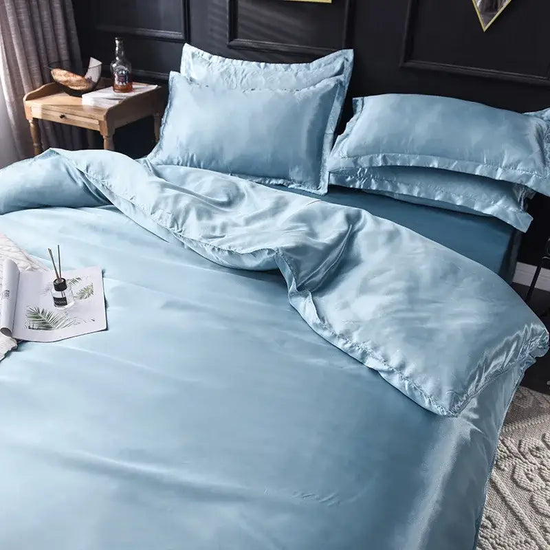 Pink Rayon Satin Bedding