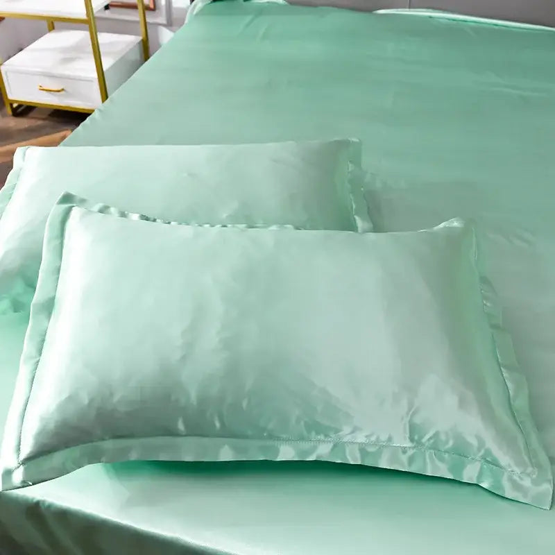 Pink Rayon Satin Bedding