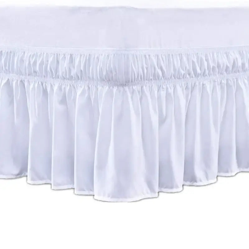 Pink Ruffled Bed Skirt