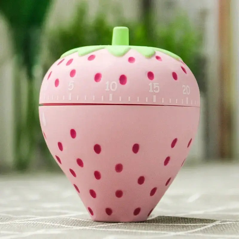 Pink Strawberry Kitchen Timer