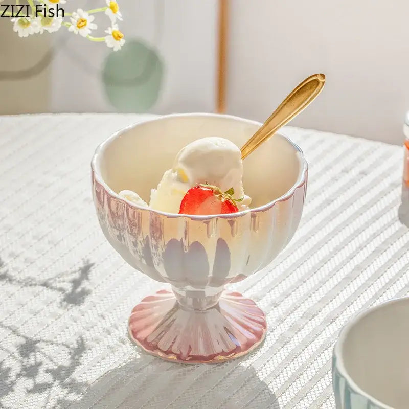 Gradient Gloss Ceramic Bowl