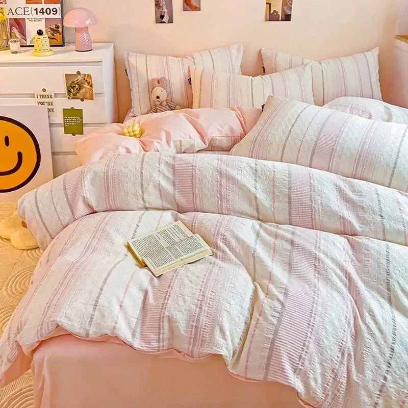 Striped Jacquard Cotton Bedding