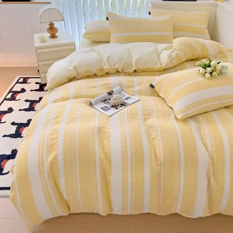 Striped Jacquard Cotton Bedding