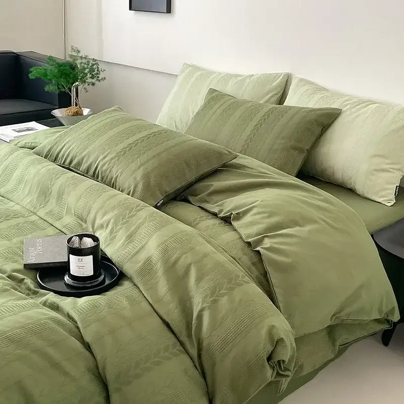 Striped Jacquard Cotton Bedding