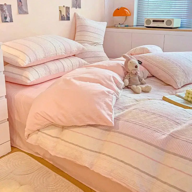 Striped Jacquard Cotton Bedding