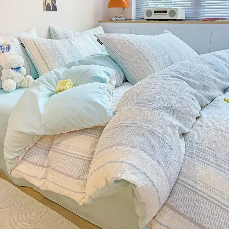 Striped Jacquard Cotton Bedding