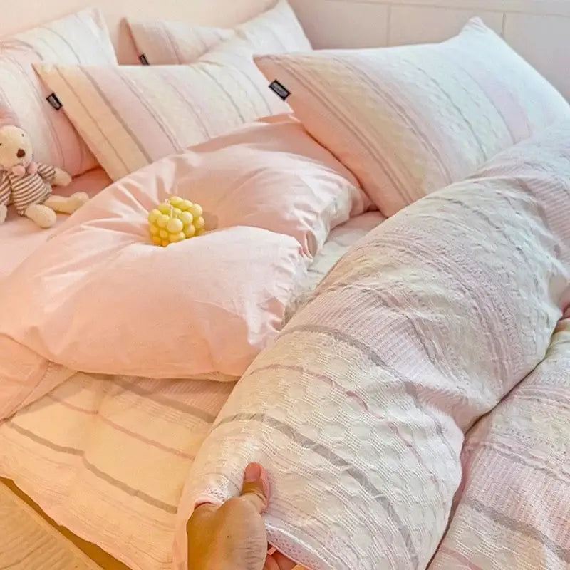 Striped Jacquard Cotton Bedding