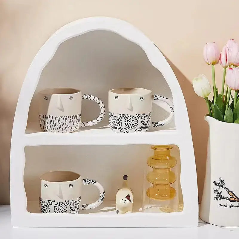 Ceramic Spotted Face Mug