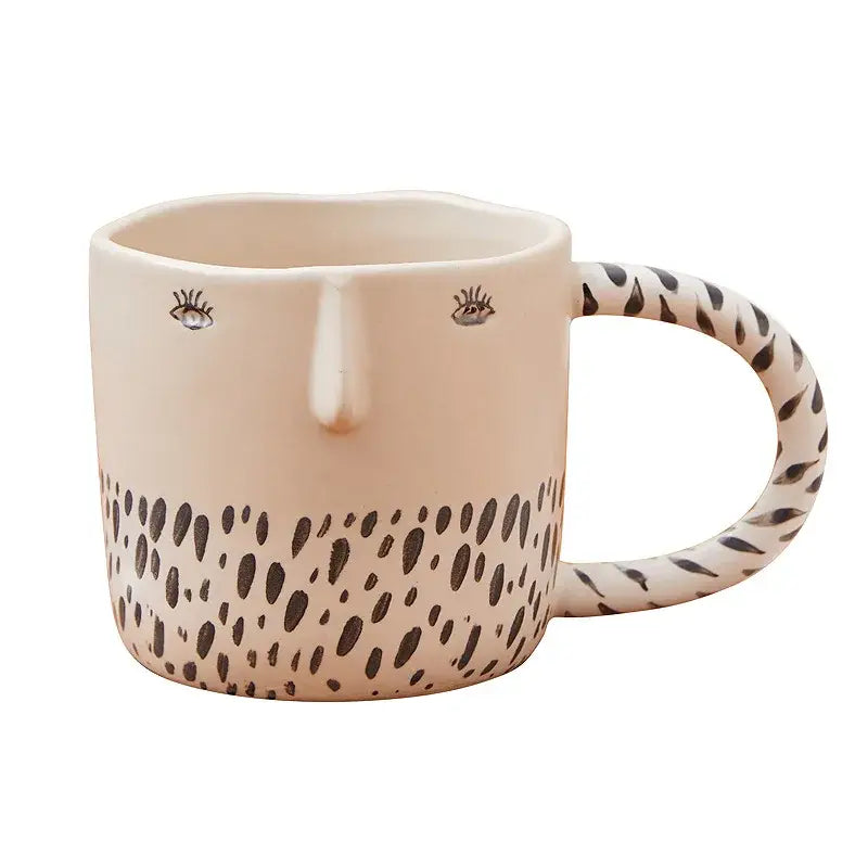 Ceramic Spotted Face Mug