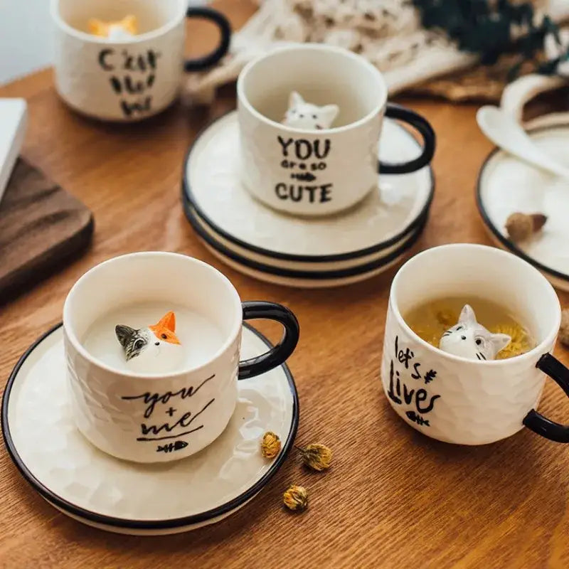 Cat Claw Ceramic Cup