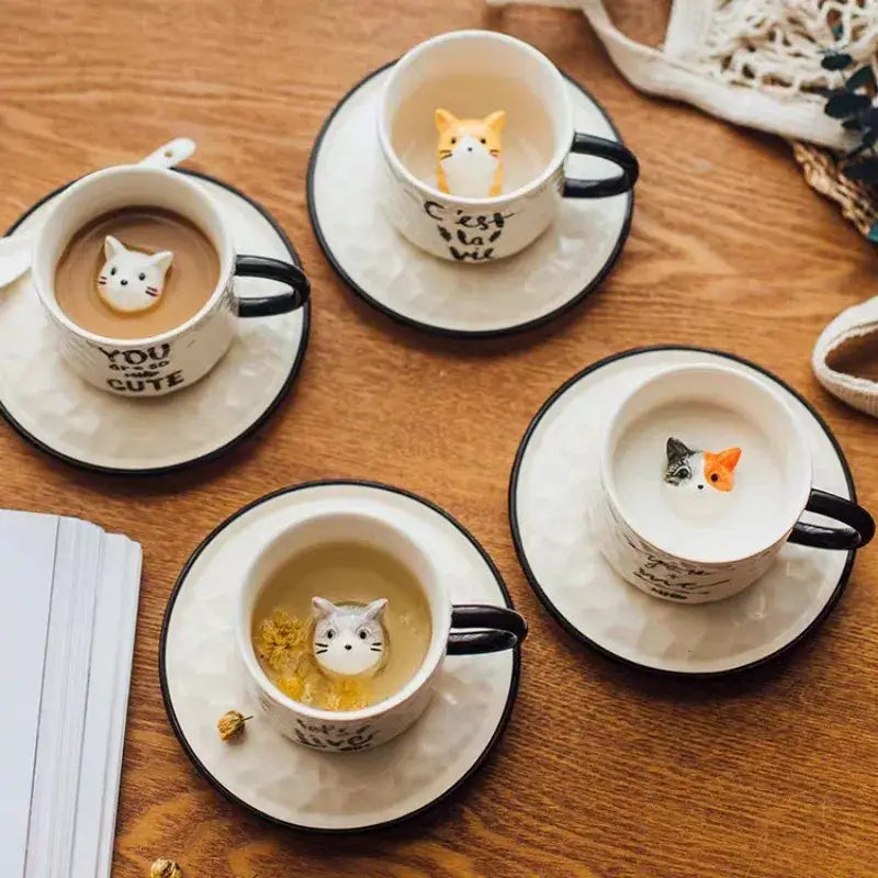 Cat Claw Ceramic Cup