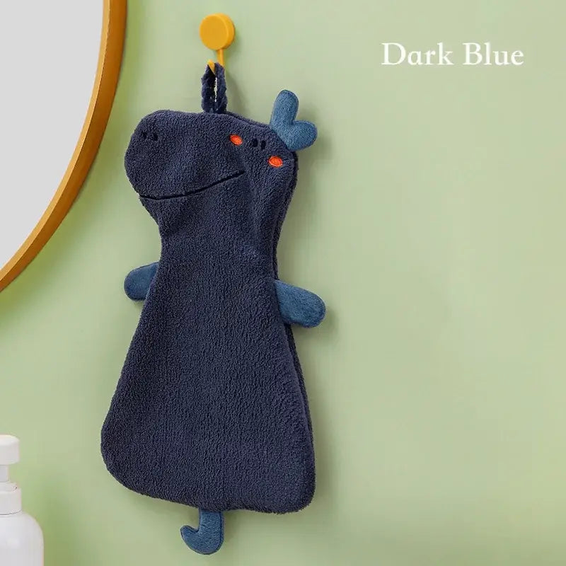 Blue Velvet Hand Towel