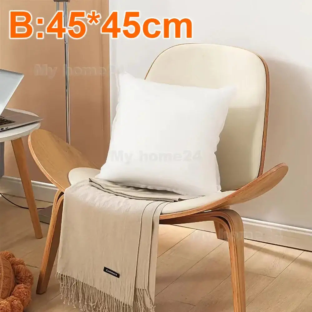 White Cotton Pillow Insert