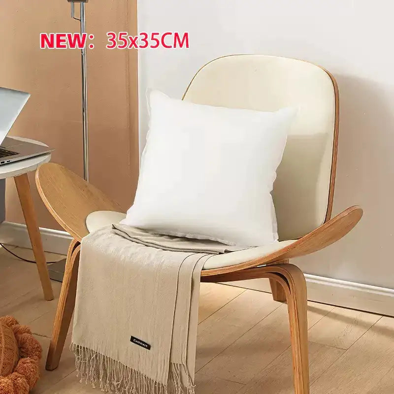White Cotton Pillow Insert