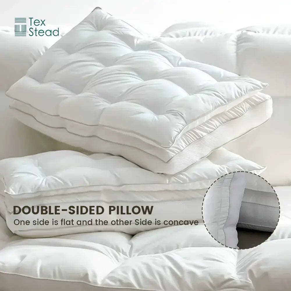 White Fiber Neck Pillow