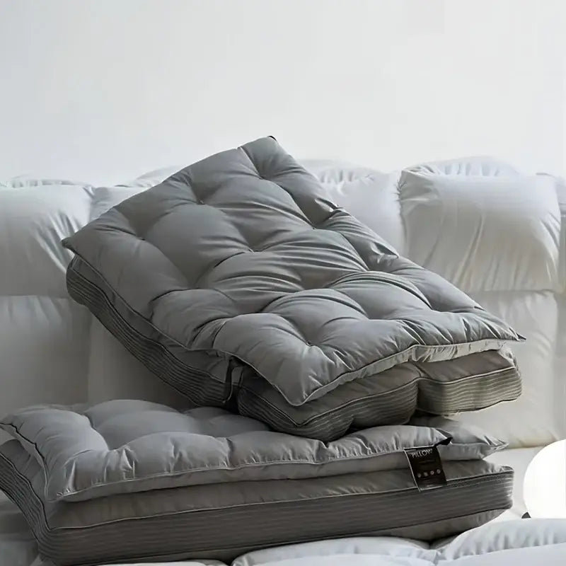 White Fiber Neck Pillow