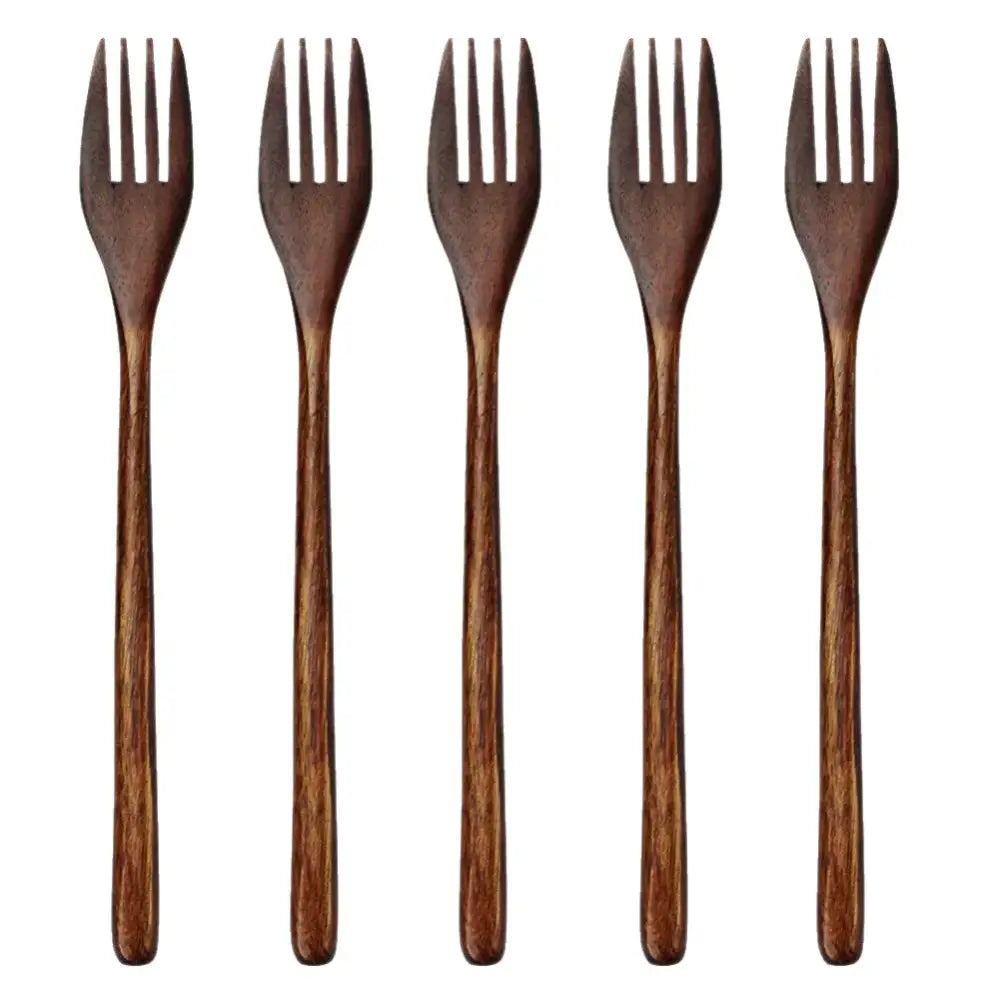 Dark Brown Wooden Utensils