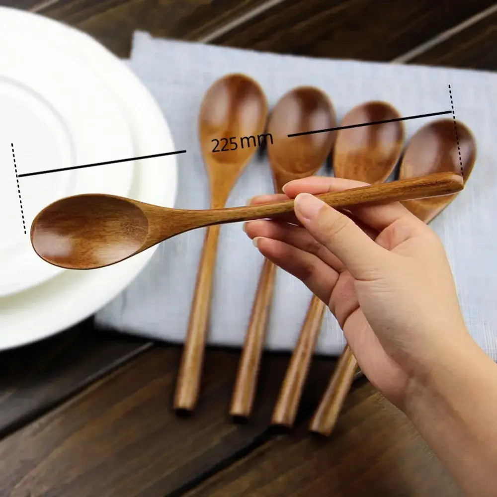 Dark Brown Wooden Utensils