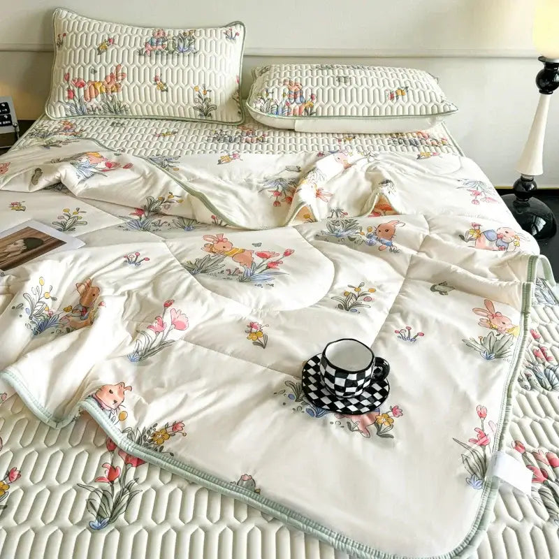 Red White Comforter Set