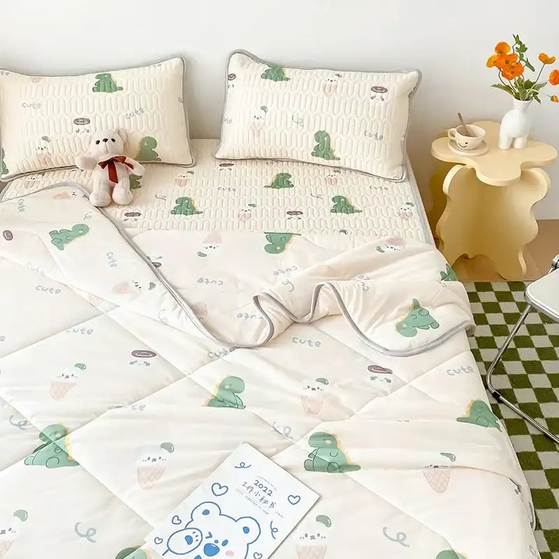 Red White Comforter Set