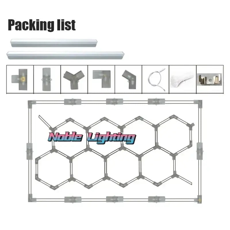 Geometric LED Workshop Lights